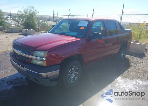 2004 Chevrolet Avalanche 1500 from USA, damaged, VIN 3GNEC12T24G161436